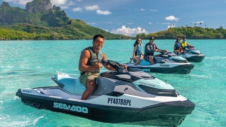 Private Guided Jet Ski Tour in Bora Bora