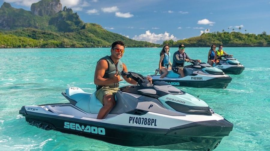 Private Guided Jet Ski Tour in Bora Bora