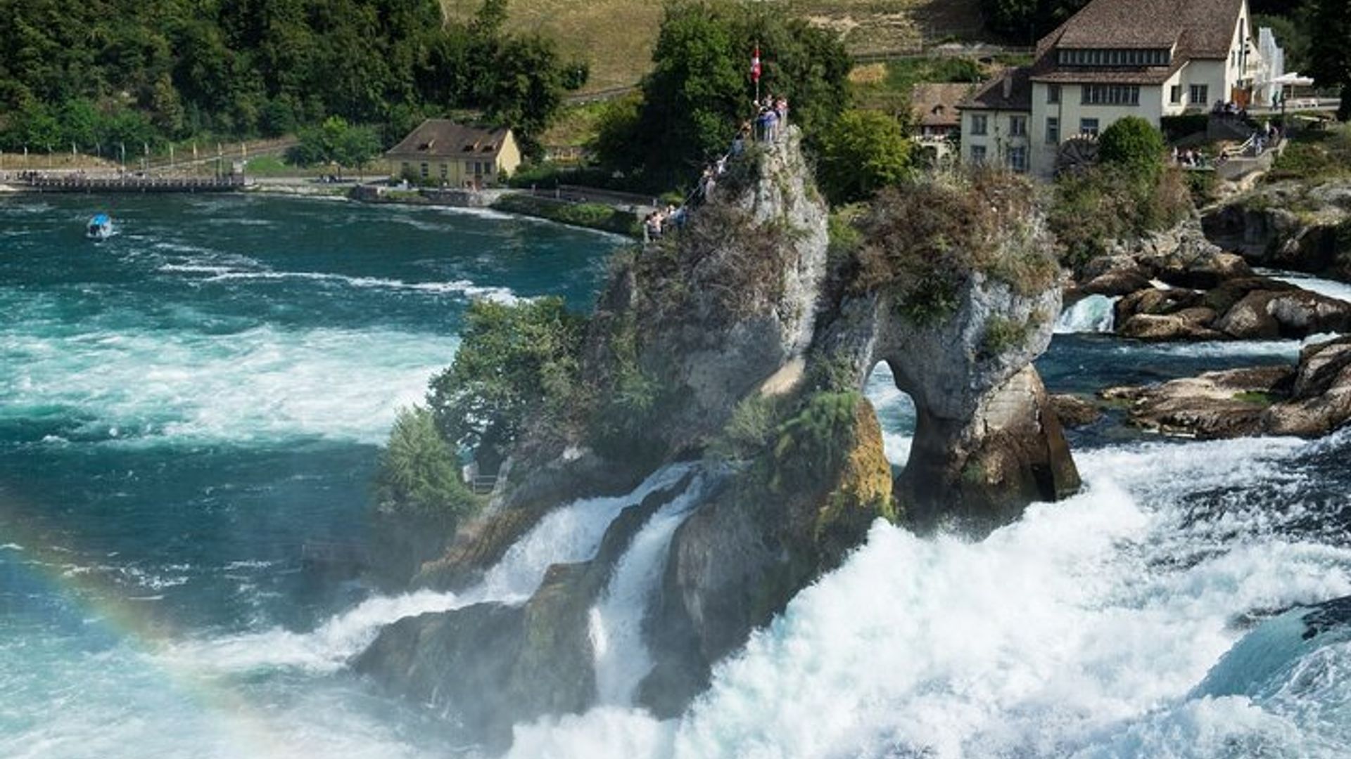 From Zurich: Rhine Falls, Chocolate & cheese Small Group Tour