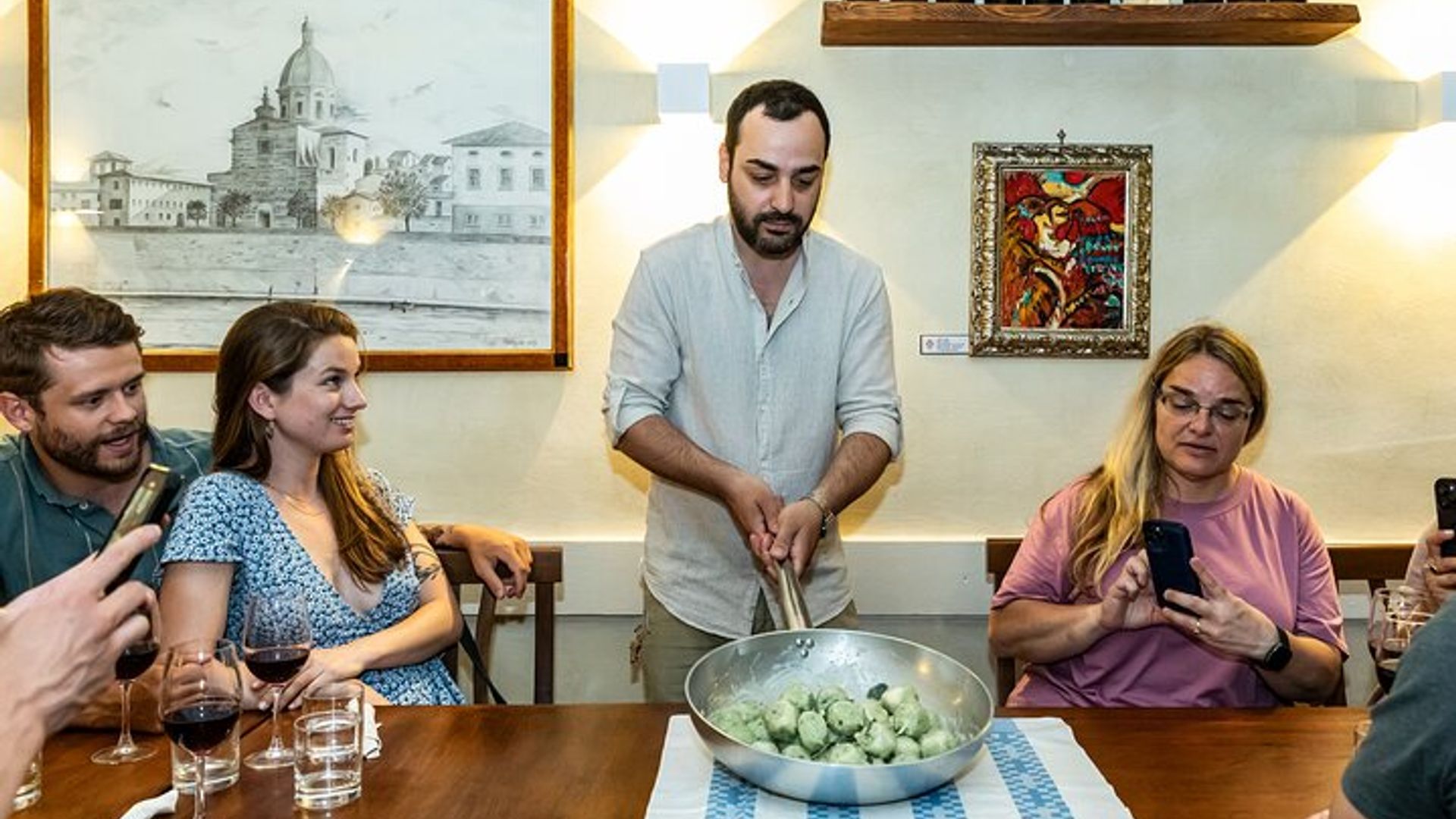 Florence : Visite gastronomique en petit groupe, vin et dégustation de Negronis