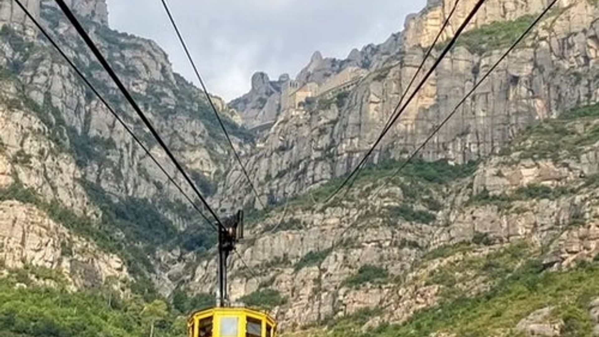 Téléphérique de Montserrat : Montée et descente