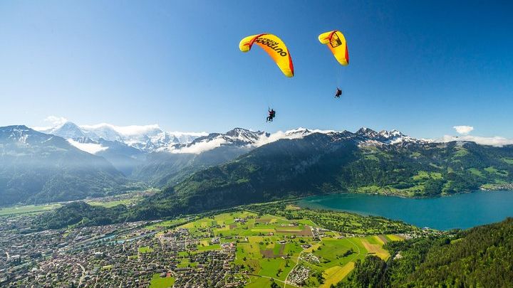 Swiss Alps Tandem Paragliding Experience from Interlaken
