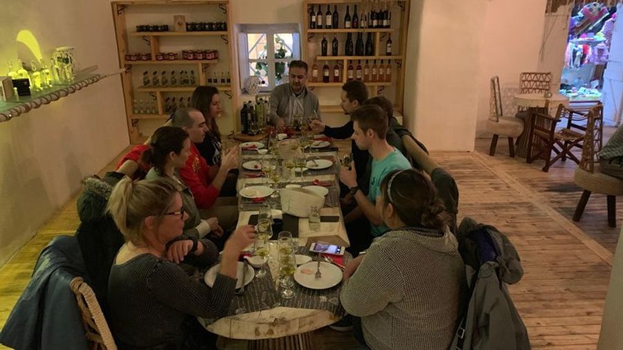 Extra virgin olive oil And Honey Tasting