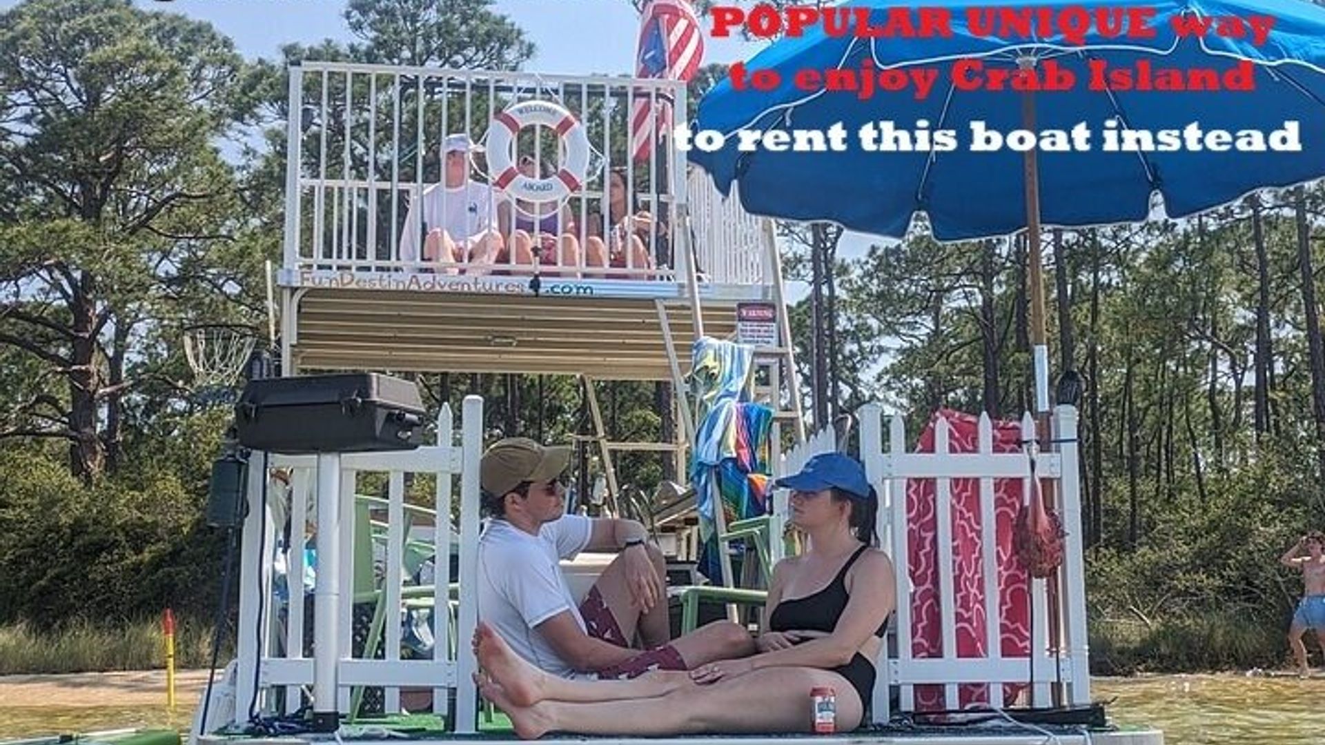 Crab Island Customizable Private Captained Boat Charter