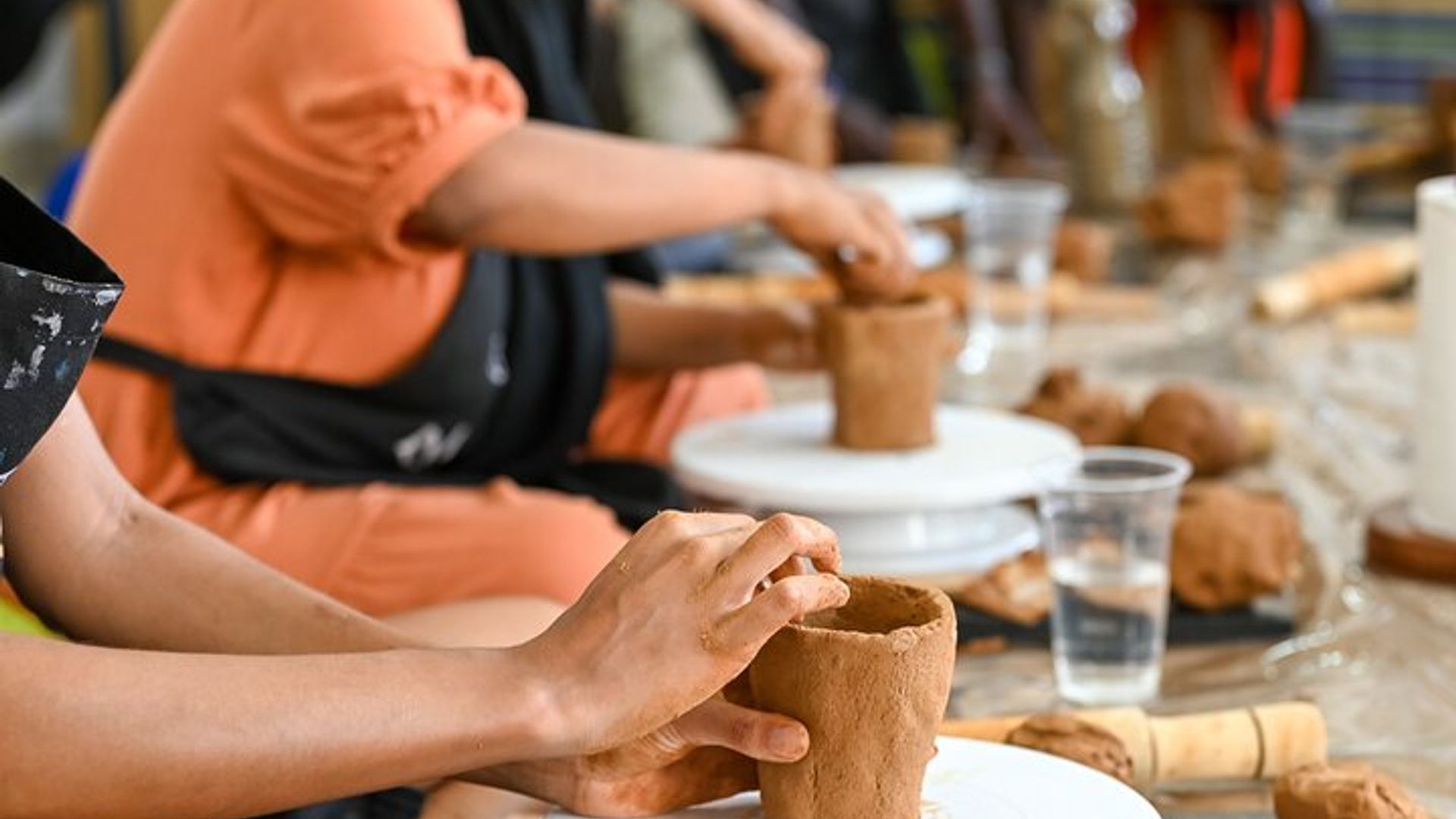 Atelier de peinture et de poterie d'art à Mombasa au Kenya