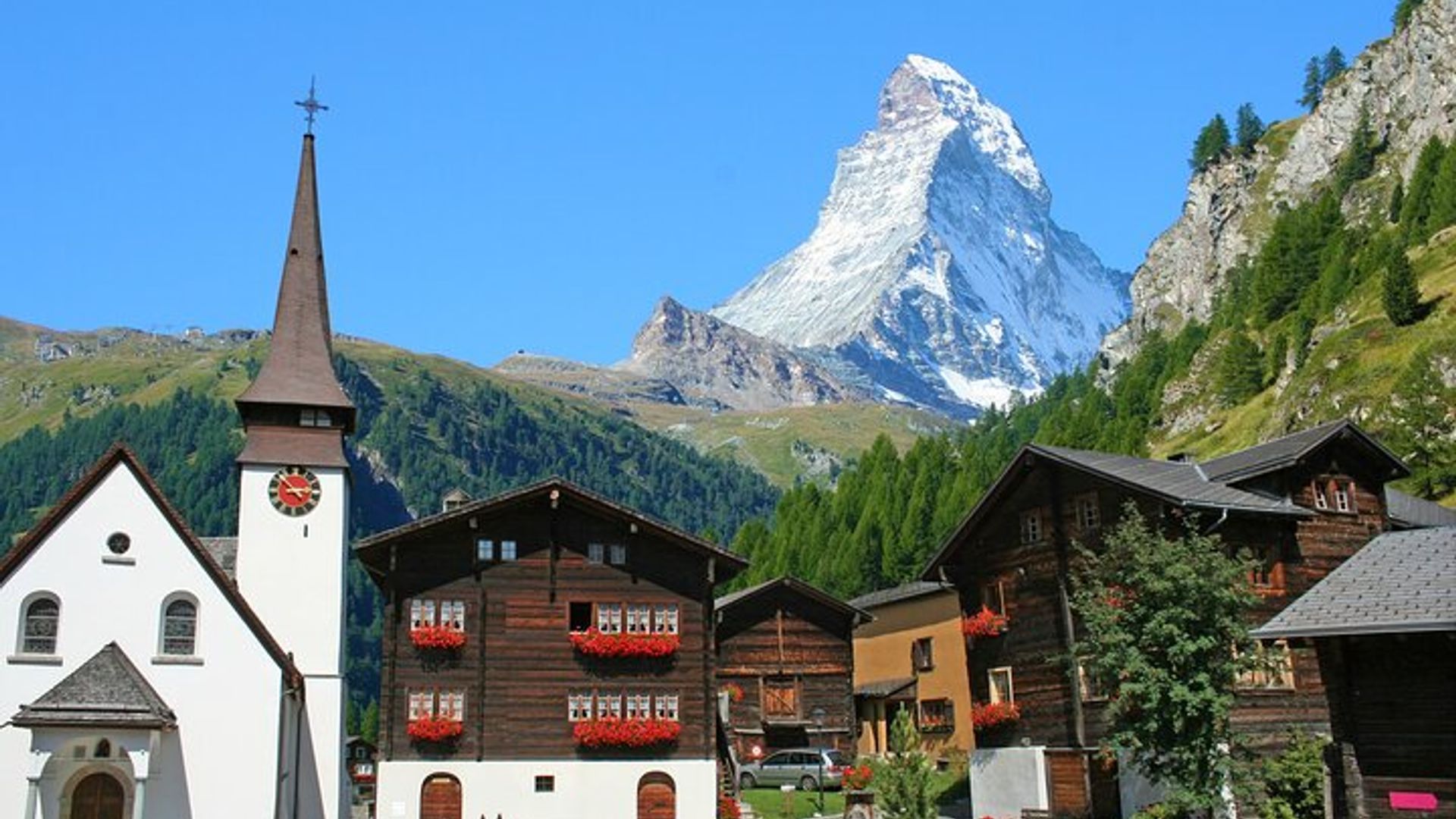 Transfert privé : Bâle à Zermatt, arrêt de 2h pour visiter Berne