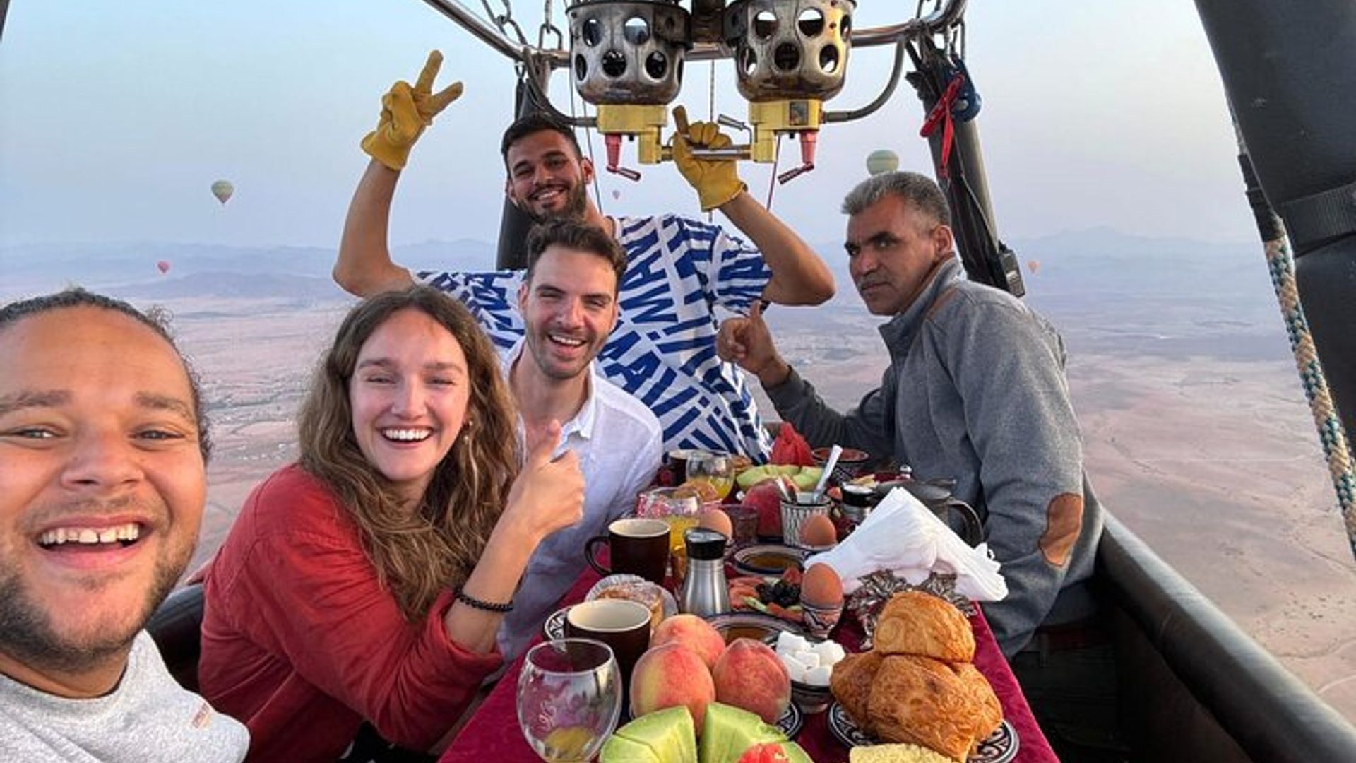 Flug im Heißluftballon über Marrakesch mit Frühstück