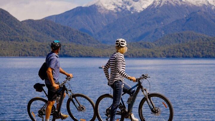 Half-Day Active Jet Boating and Cycling Combo in Fiordland