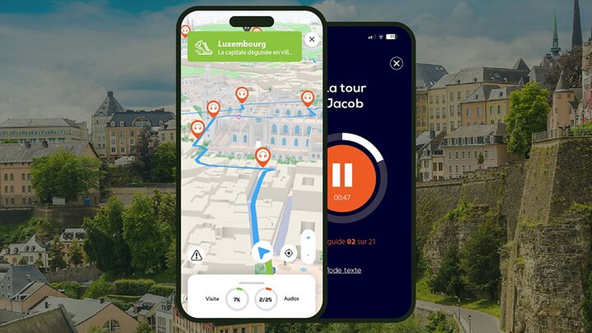 Luxembourg Audioguided walking tour 2h15 and 18 reviews