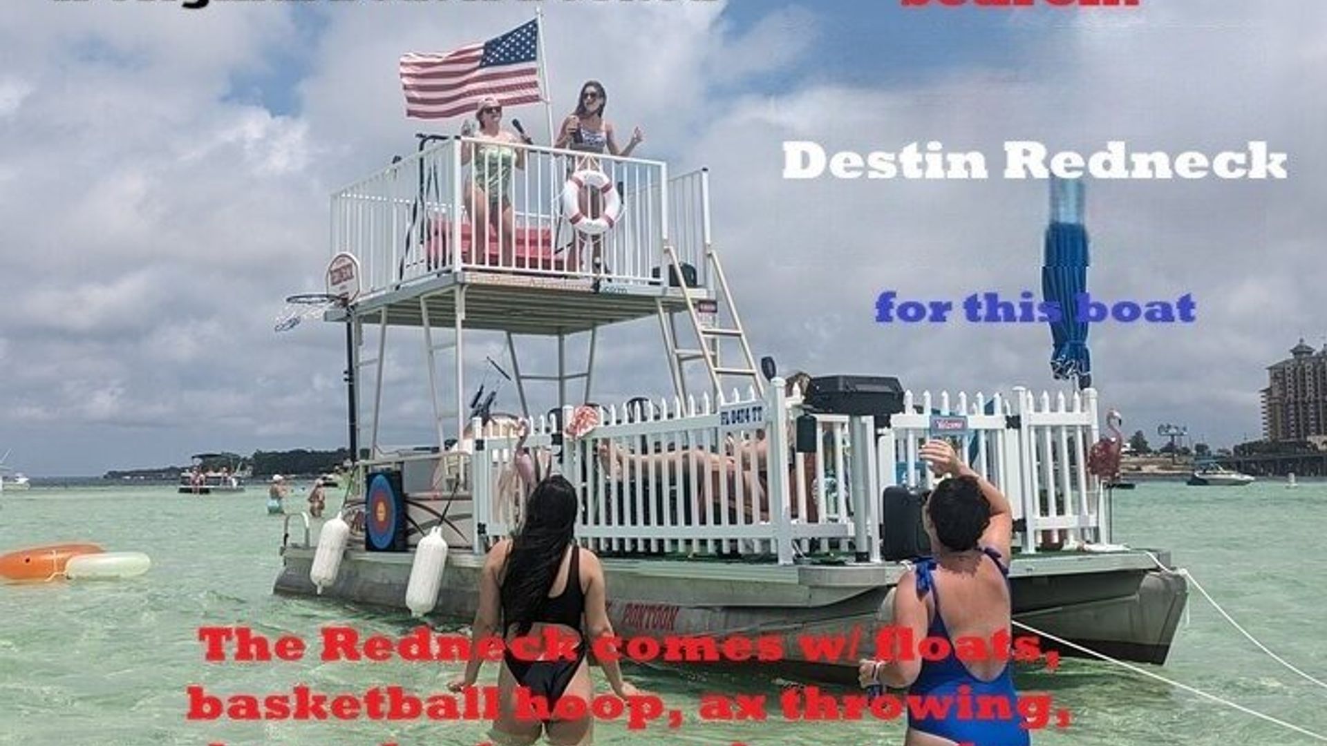 Alquiler de barcos capitaneados privados personalizables de Crab Island