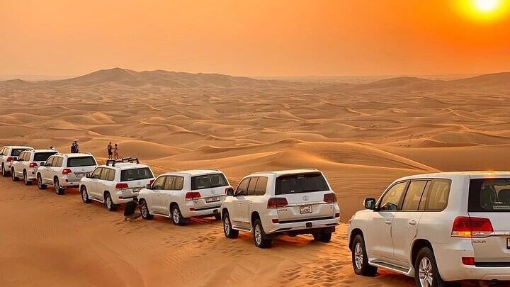 Desert Safari with Quad Bike Camel ride ,SandBoarding ,InlandSea