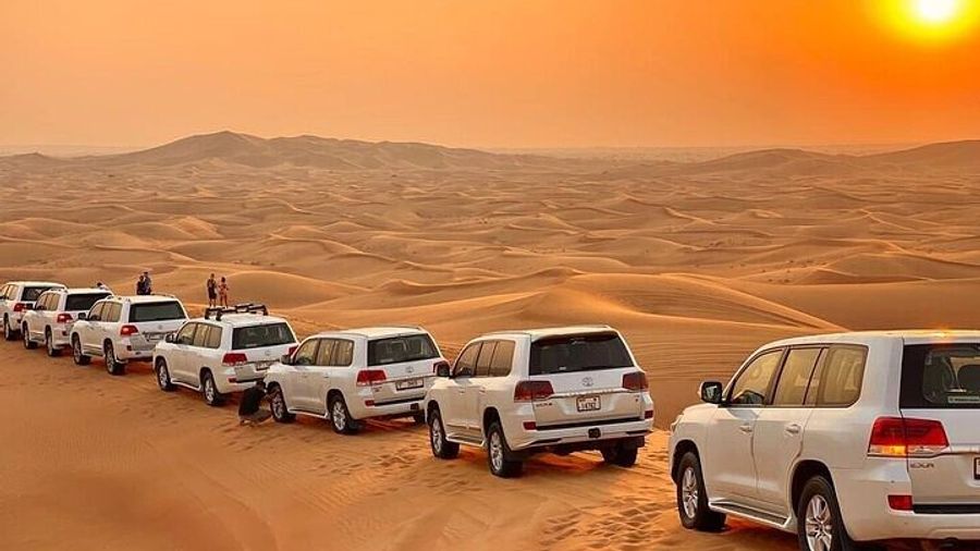 Desert Safari with Quad Bike Camel ride ,SandBoarding ,InlandSea