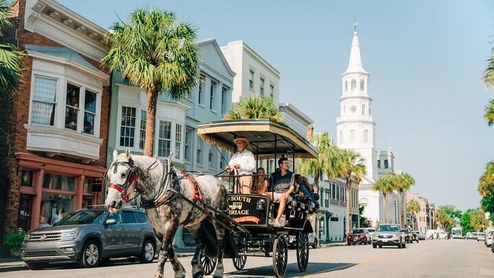 Myrtle Beach to Charleston with Horse & Carriage Ride, Harbor Cruise, Boone Hall