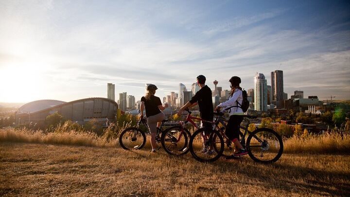 Calgary City 3-Hour Small-Group Guided Cycling Tour