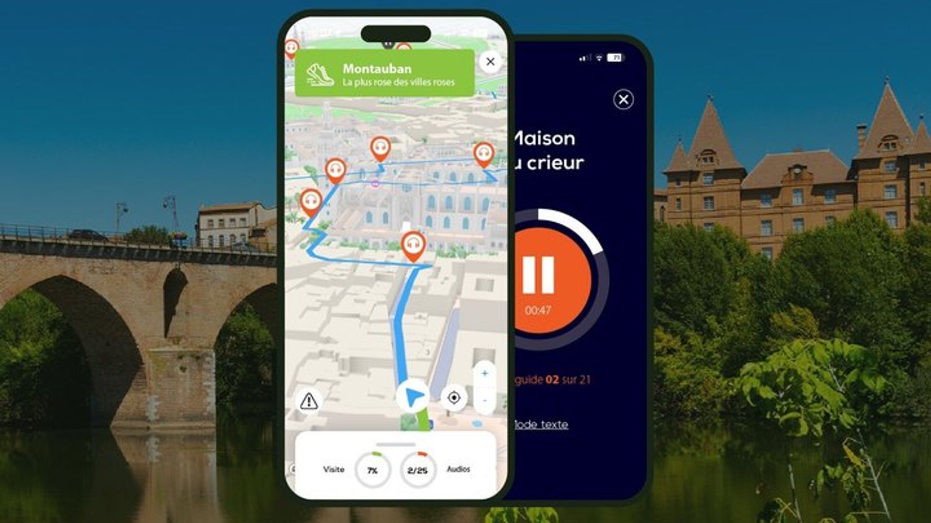 Montauban: Audiogeführter Rundgang, 1 Stunde 10 Minuten und 18 Kommentare