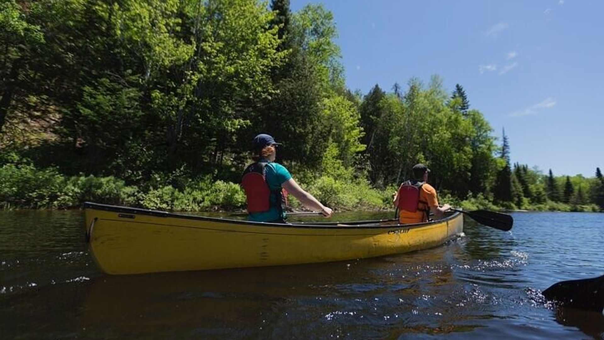 Día de caminata en canoa con salida de Montreal