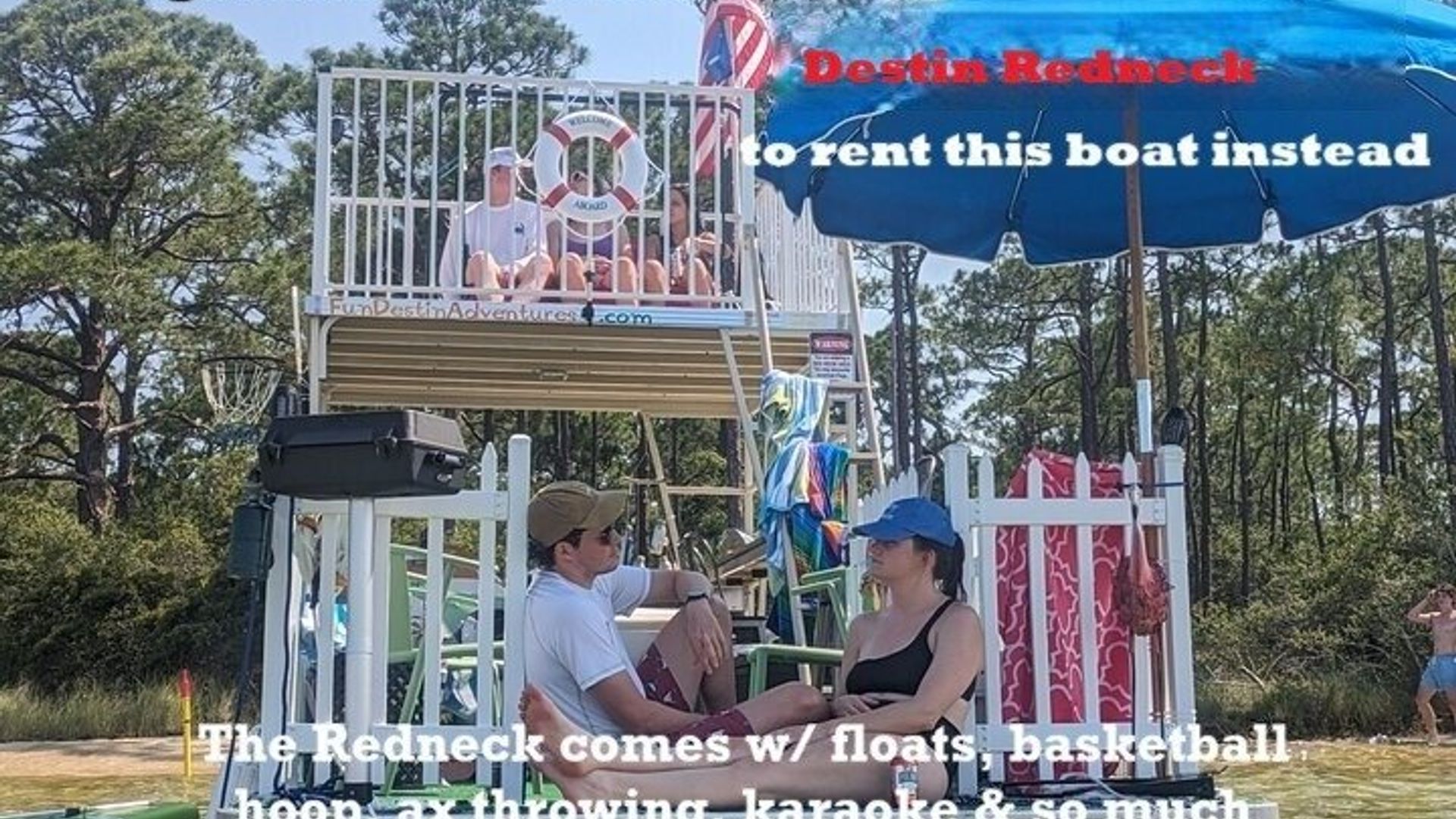 Crab Island Customizable Private Captained Boat Charter