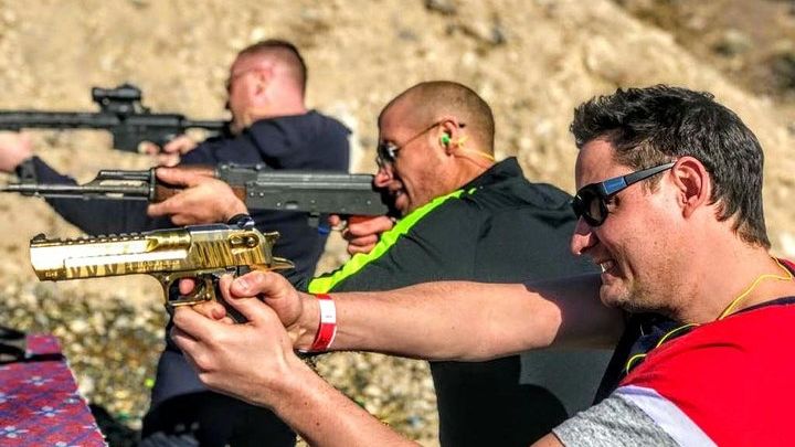 4 Gun Desert Shooting Adventure with Lunch