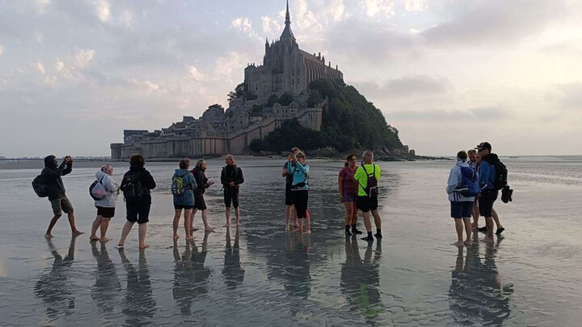 Paseo por la bahía de Mont-Saint-Michel