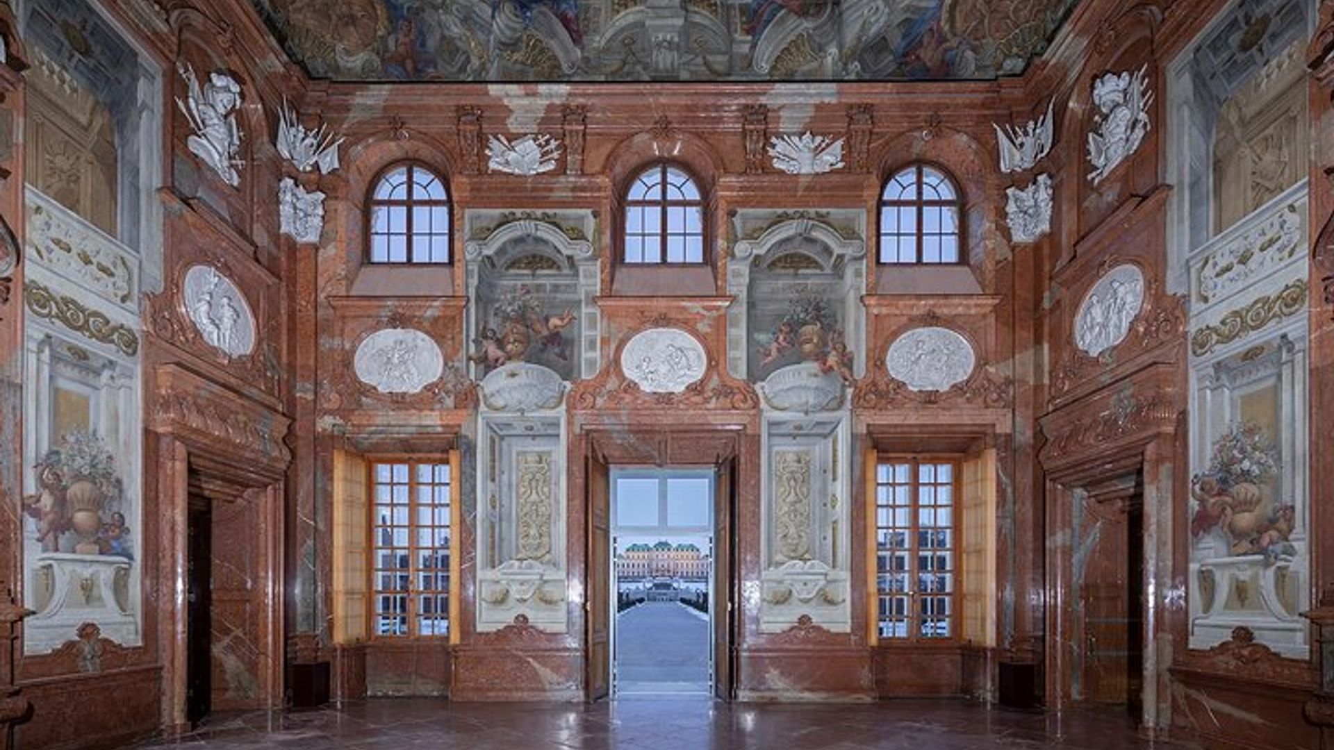 Unteres Belvedere Eintrittskarte mit Orangerie und Ställen
