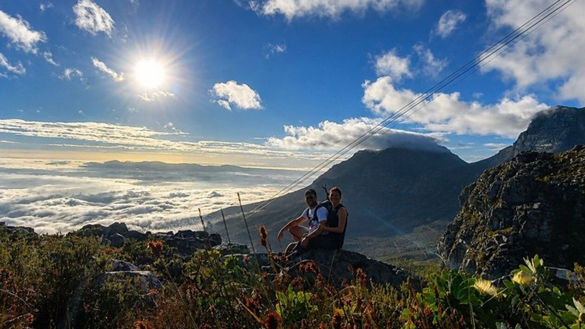 Randonnée à Table Mountain en Inde Venster