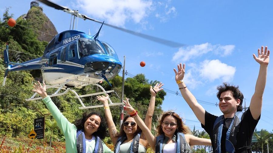 Guatapé: Scenic Helicopter Flight