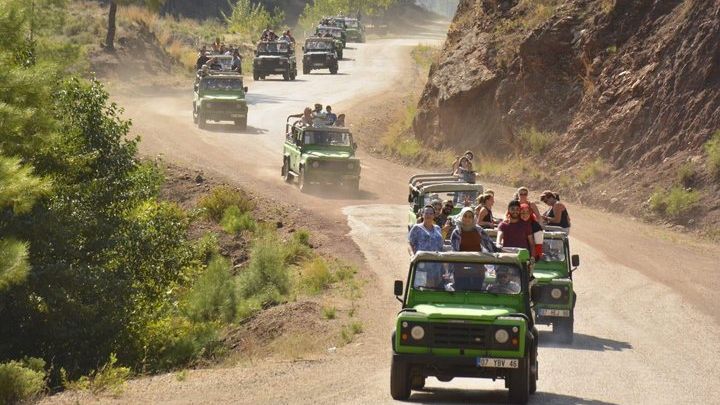 Marmaris Jeep Safari Tour with Waterfall, Lunch, and Transfers