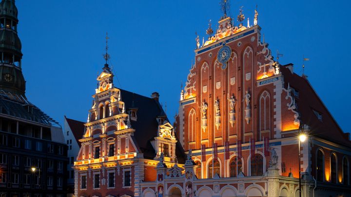 Entrance ticket to the House of the Black Heads in Riga