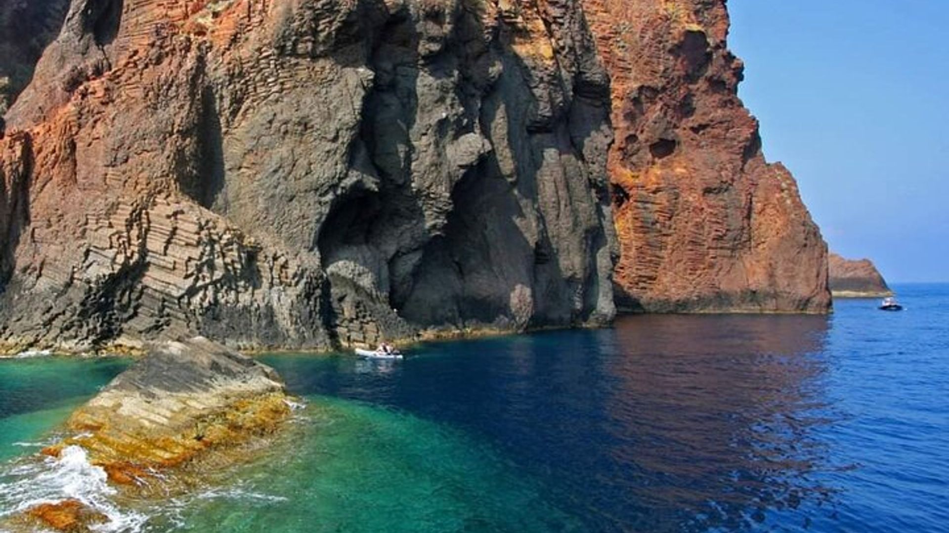 Von Sagone/Cargèse: Scandola Calanques Piana Girolata Schwimmen