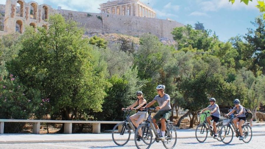 Athens Guided Bike or E-Bike Tour with Optional Acropolis Stop