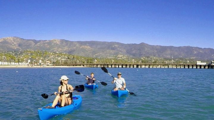 Santa Barbara Harbor Private Kayak Tour from West Beach