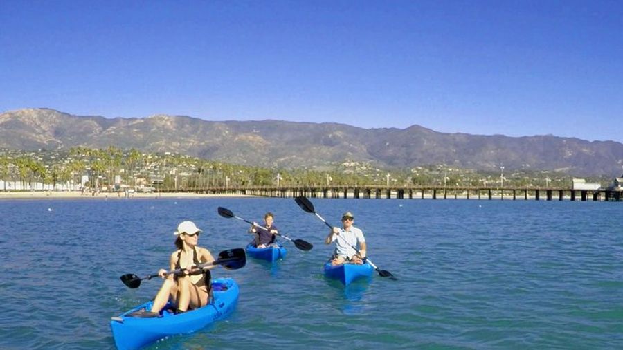 Santa Barbara Harbor Private Kayak Tour from West Beach