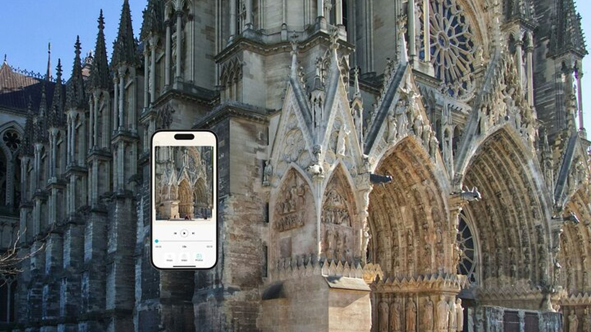Reims: Notre Dame Cathedral App-Based Self-Guided Audio Tour