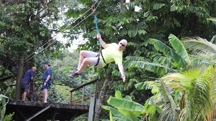Roatan Zip Line Adventure with Monkey & Sloths Combo