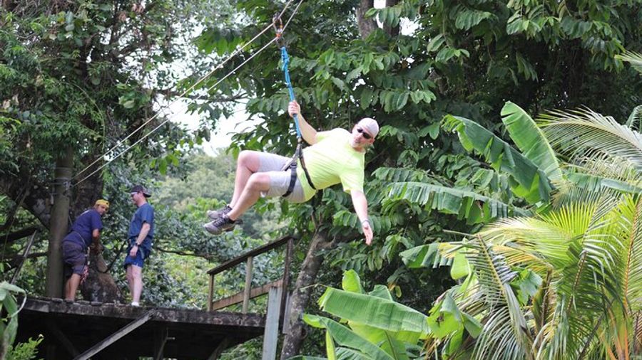 Roatan Zip Line Adventure with Monkey & Sloths Combo
