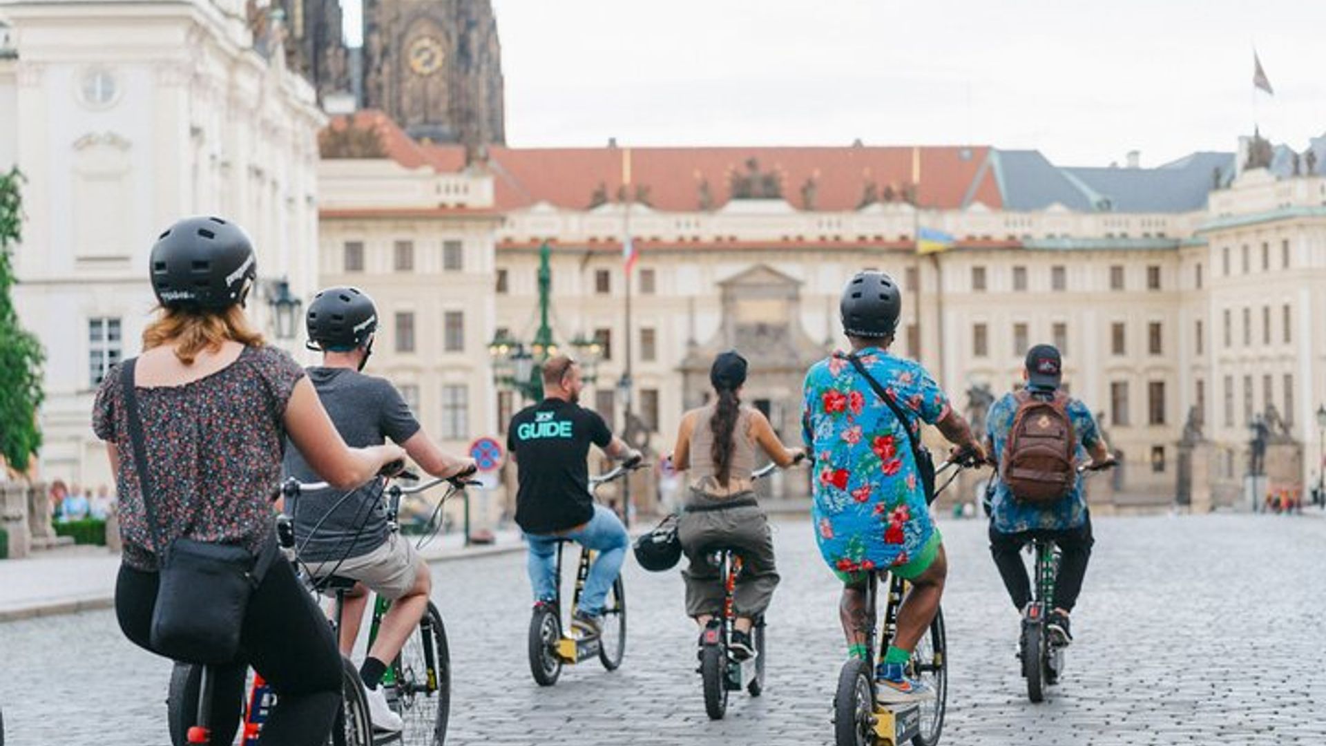 Prague Central Highlights E-Scooter Small-Group Half-Day Tour