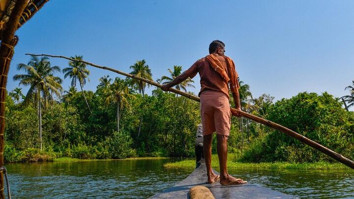 Kochi Backwater Village Full-Day Punting Boat Cruise and Lunch