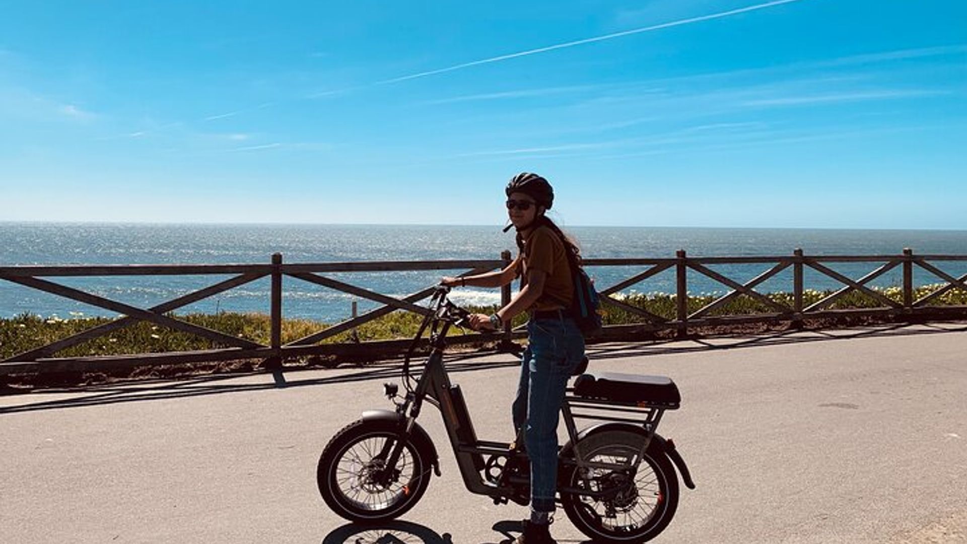 Balade guidée en vélo électrique à Santa Cruz et visite la plus amusante en vélo électrique