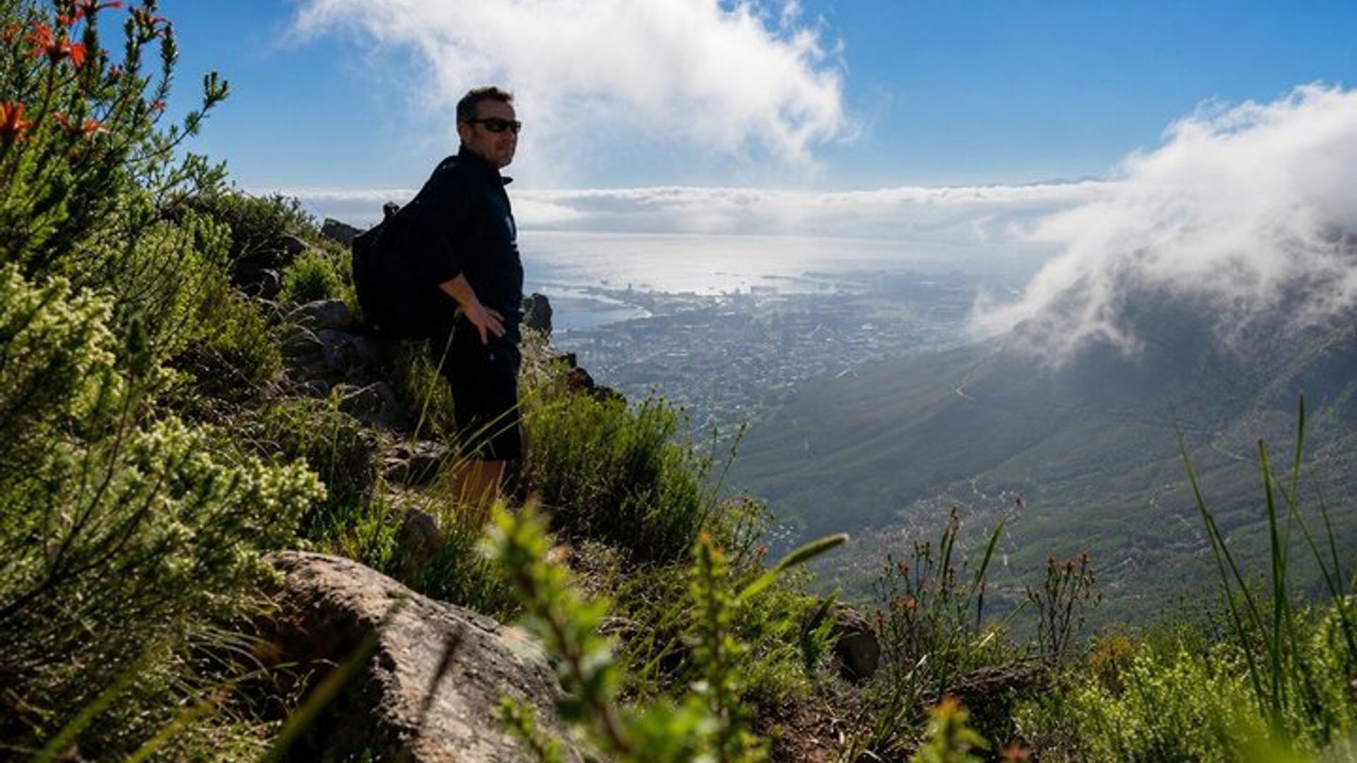 Randonnée à Table Mountain en Inde Venster