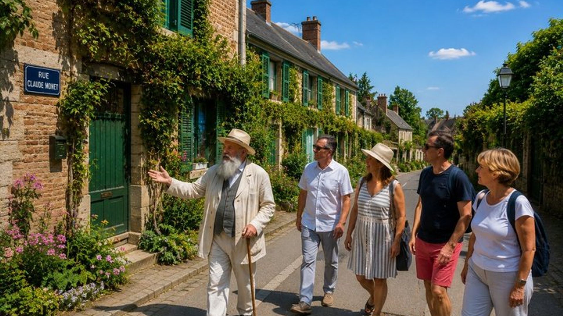 Giverny von Monet Eine einzigartige Wanderung mit einem Fortgeschrittenen-Guide
