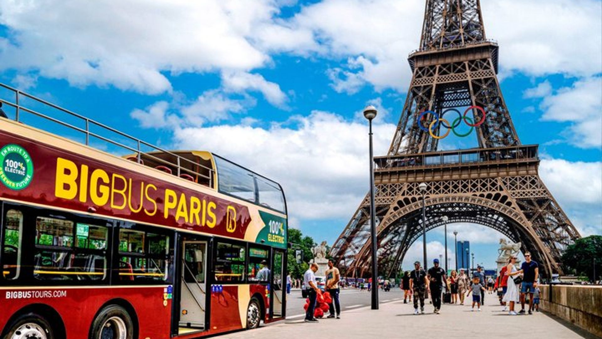 Paris Open Top City Sightseeing Bus Tour Ticket
