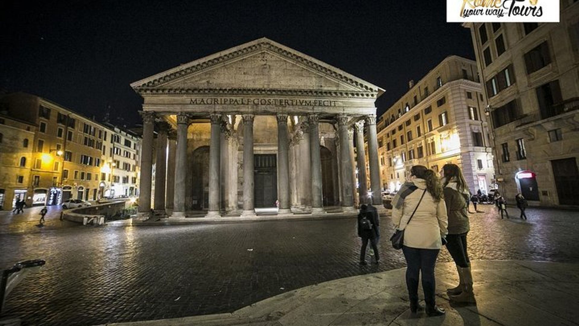 Rome Night Tour with Trevi Fountain, Navona, Spanish Steps