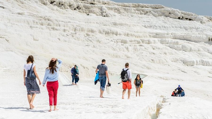 Antalya: Pamukkale Hierapolis and Cleopatra's Pool Tour