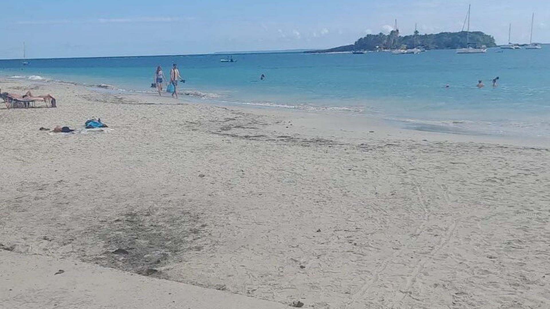 Zwischenstopp der Kreuzfahrt - Plage du Gosier Hin- und Rückfahrt