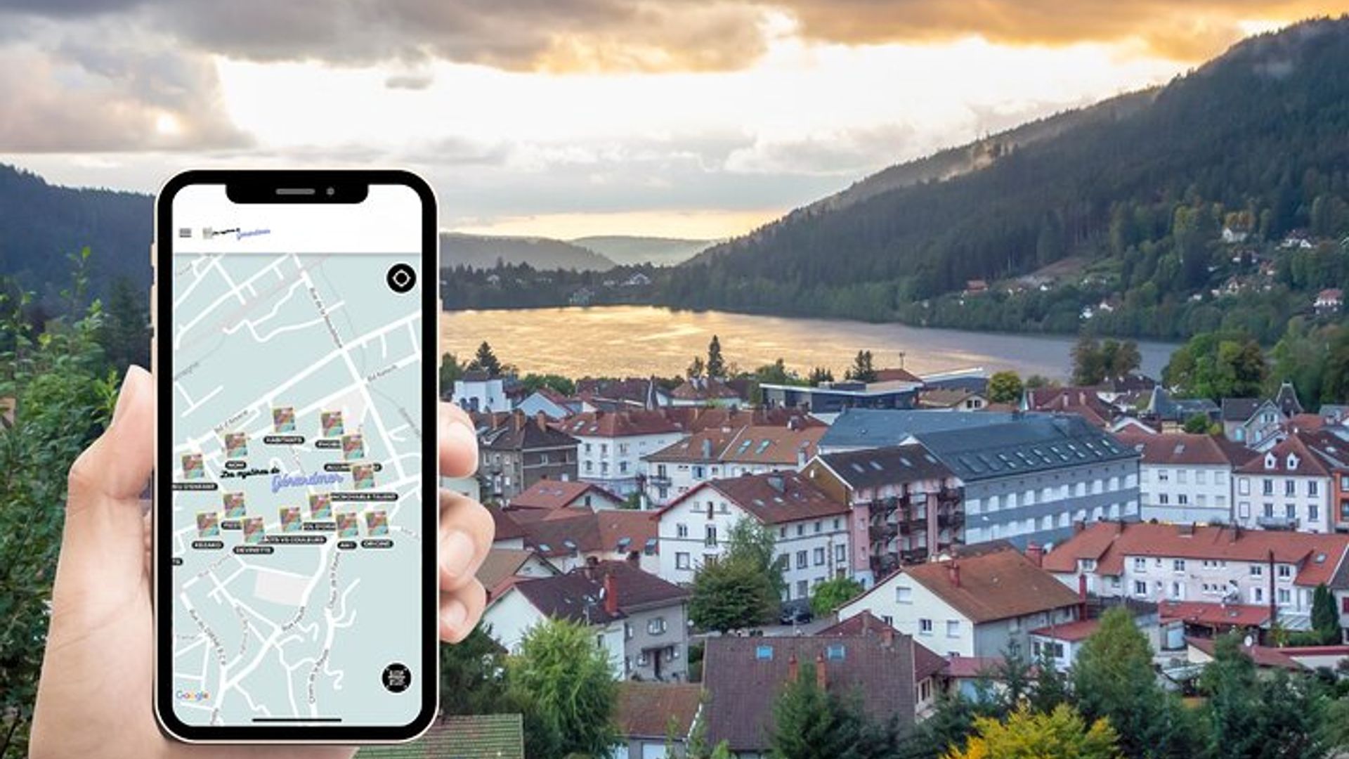 Gerardmer : Juego de trivia de smartphone autoguiado