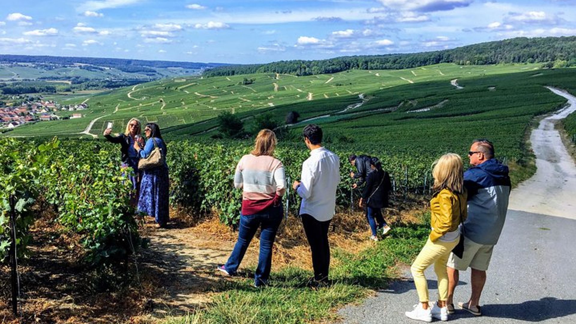 Excursion d'une journée au Champagne au départ de Paris avec 8 dégustations et déjeuner
