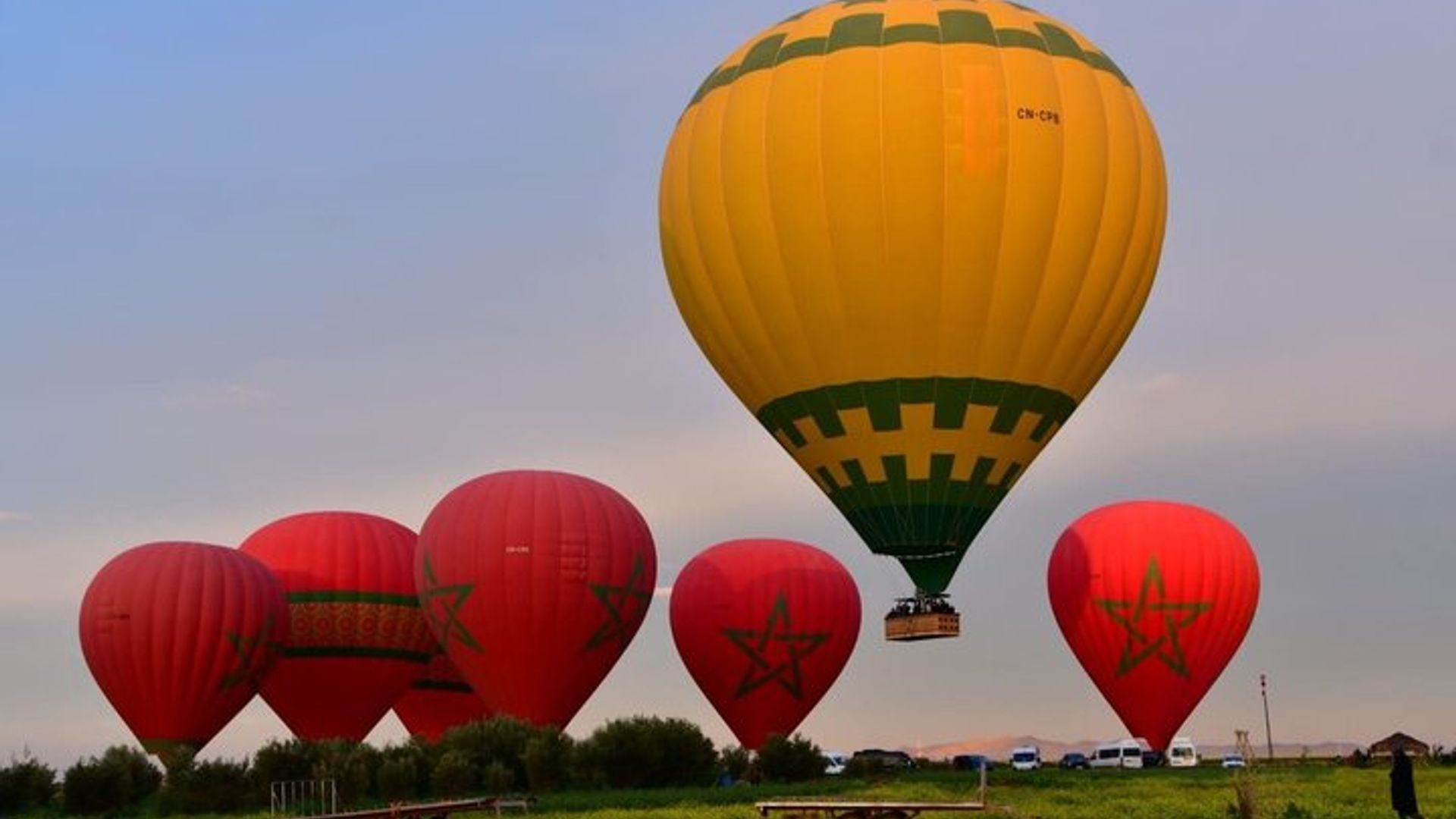 Marrakesch : Heißluftballonflug mit Frühstück