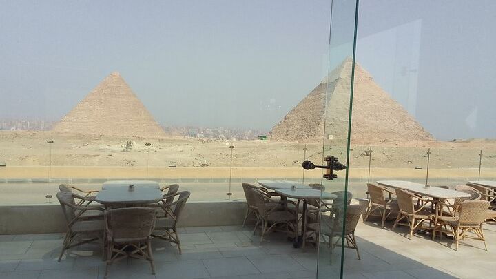 Giza Pyramids and Sphinx and Saqara and Memfis