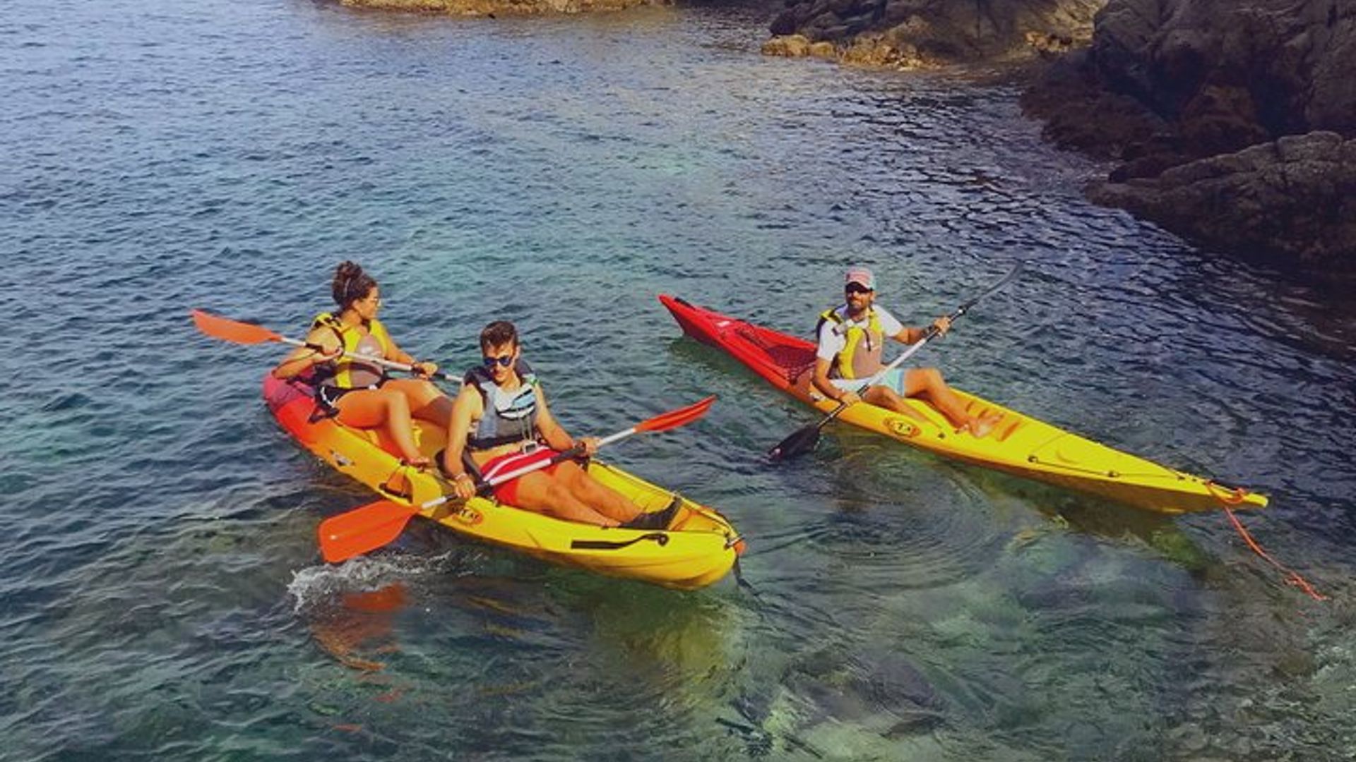 Aventura de kayak y esnórquel desde Playa de Aro