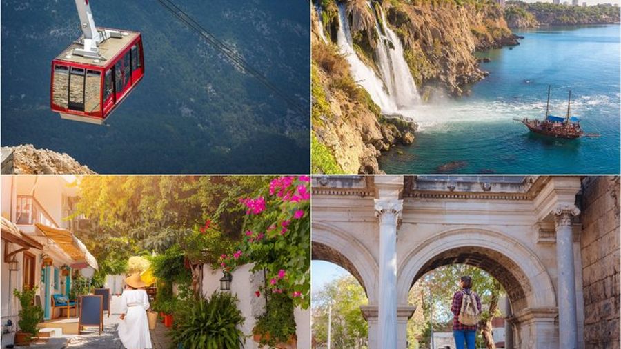 Antalya City Tour: Old Town, Waterfalls, Boat & Cable Car